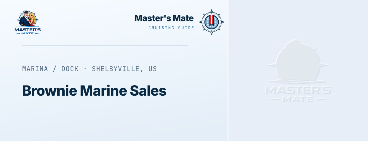 Brownie Marine Sales — Master's Mate